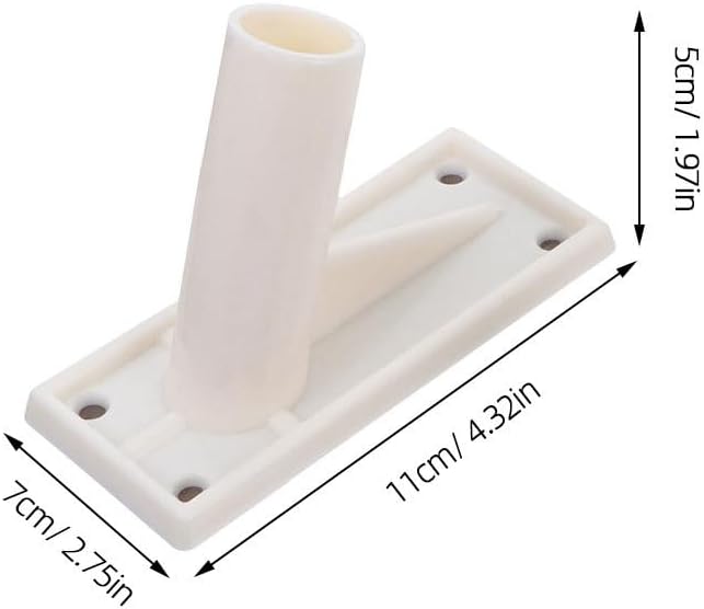 3pcs Flag Pole Holder Wall Mount Flag Stand Flag Pole Mounting Bracket Self Adhesive Flag Pole Mount Plastic Flag Rod Bracket Flagpole Hardware Heavy Duty Flag Bracket Flag Holders