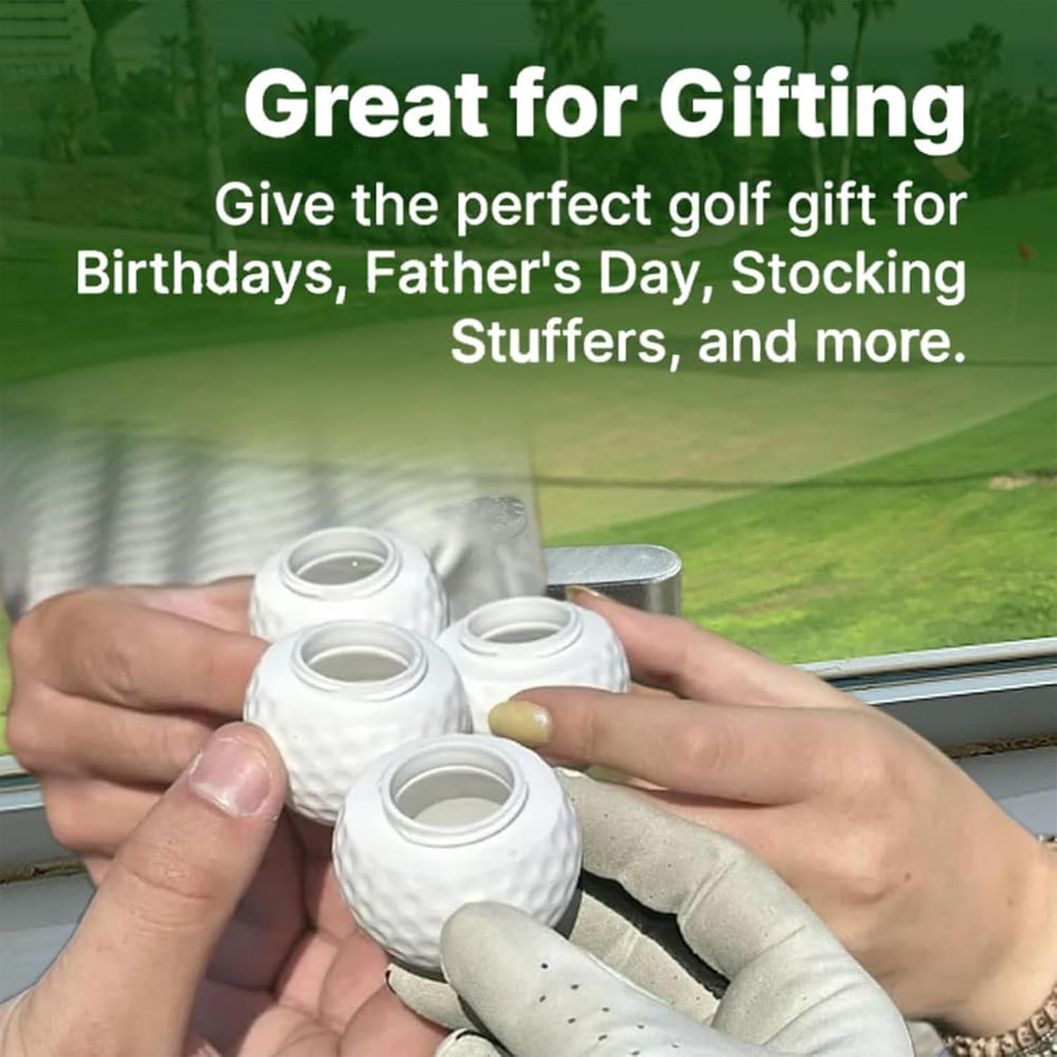 Golf Shots - Golf Ball Shaped Shot Glass, Golf Ball Shot Glasses,1.5oz Cool Golf Ball Shot Glass,for Golf Enthusiasts-Novelty Shot Glasses-Novelty Shot Glasses (9PCS)