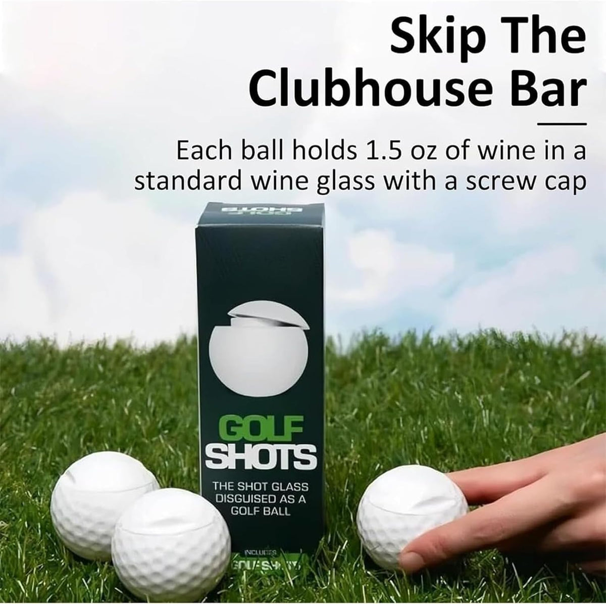 Golf Shots - Golf Ball Shaped Shot Glass, Golf Ball Shot Glasses,1.5oz Cool Golf Ball Shot Glass,for Golf Enthusiasts-Novelty Shot Glasses-Novelty Shot Glasses (9PCS)