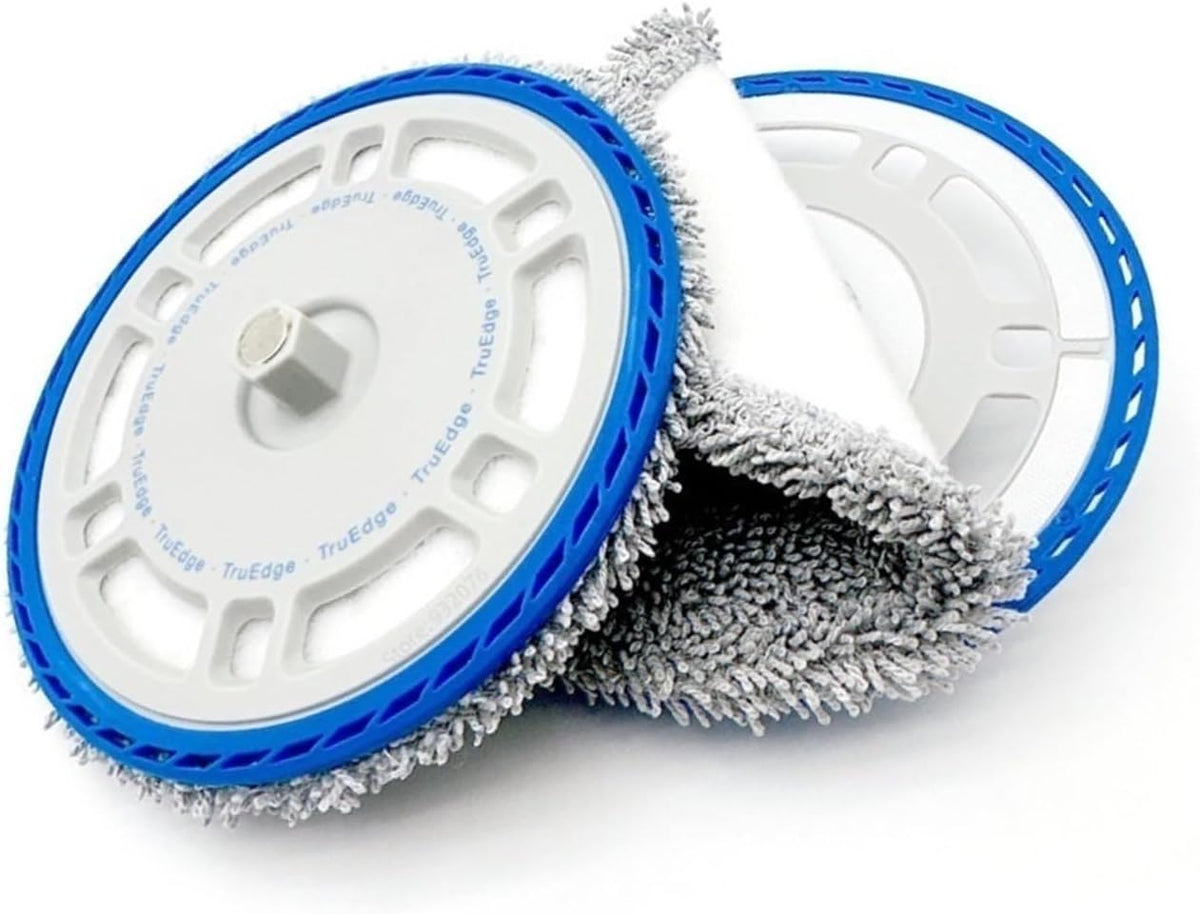 Mop Mount ，Compatible for ECOVACS T30S Combo/Pro ，Mop Kit Mopping Plate Robot Vacuum Cleaner Accessory Spare Parts(2 PCS Mop Mount 2 pcs Mop)