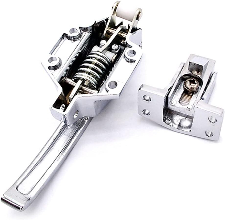 Freezer Handle,Walk-in Cooler Door Handle, Adjustable Latch Spring Loaded Walk in Freezer Cooler Grip Industrial Machinery and Equipment Refrigerator Oven Refrigerator Door Handle
