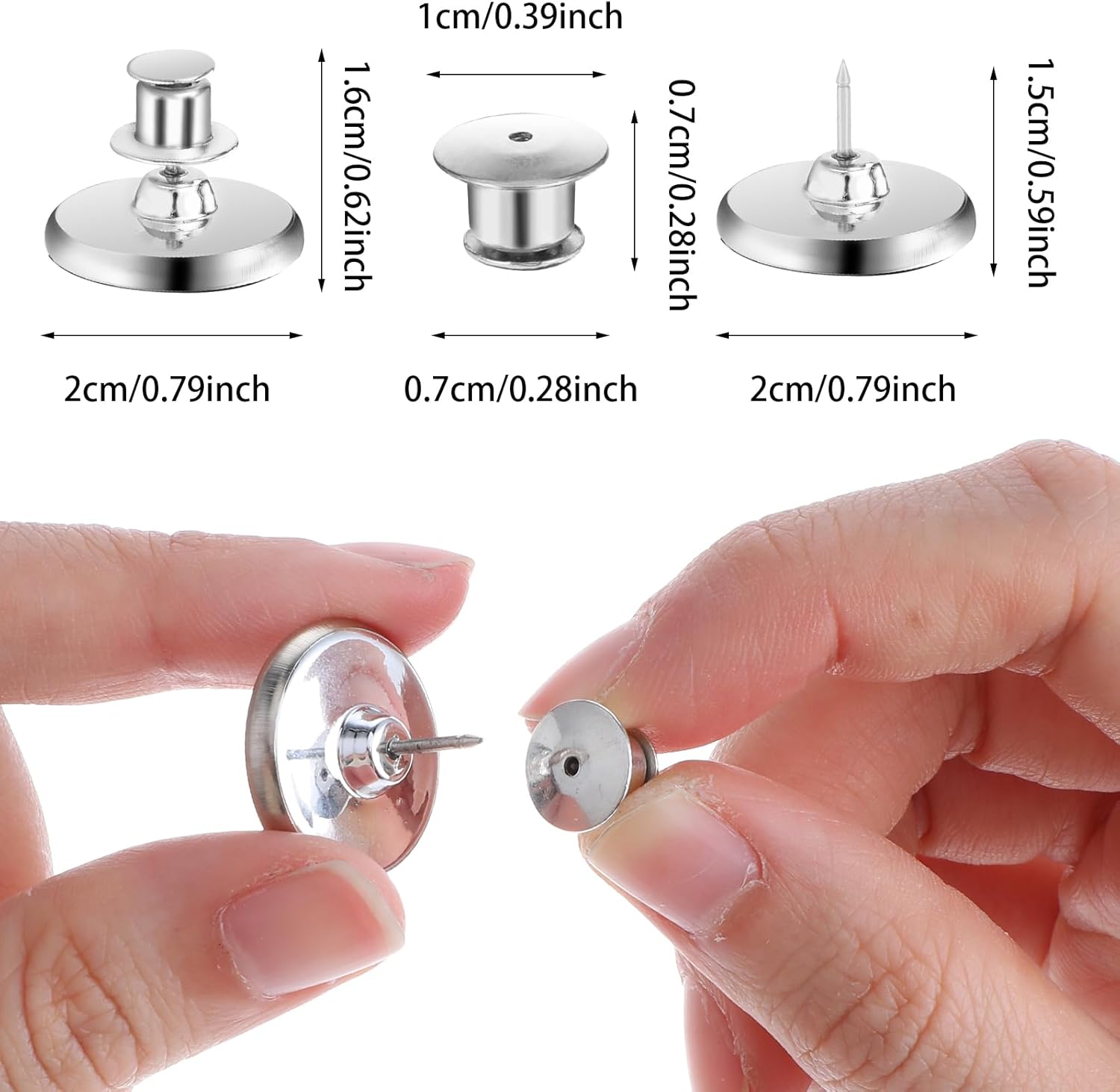 10 Pairs Magnetic Curtain Clips, Curtain Weights Magnets with Back Tack, Magnetic Holder Buckle Closer for Drapery, Prevent Lights from Leaking for Home Bedroom Office Curtain Draperies