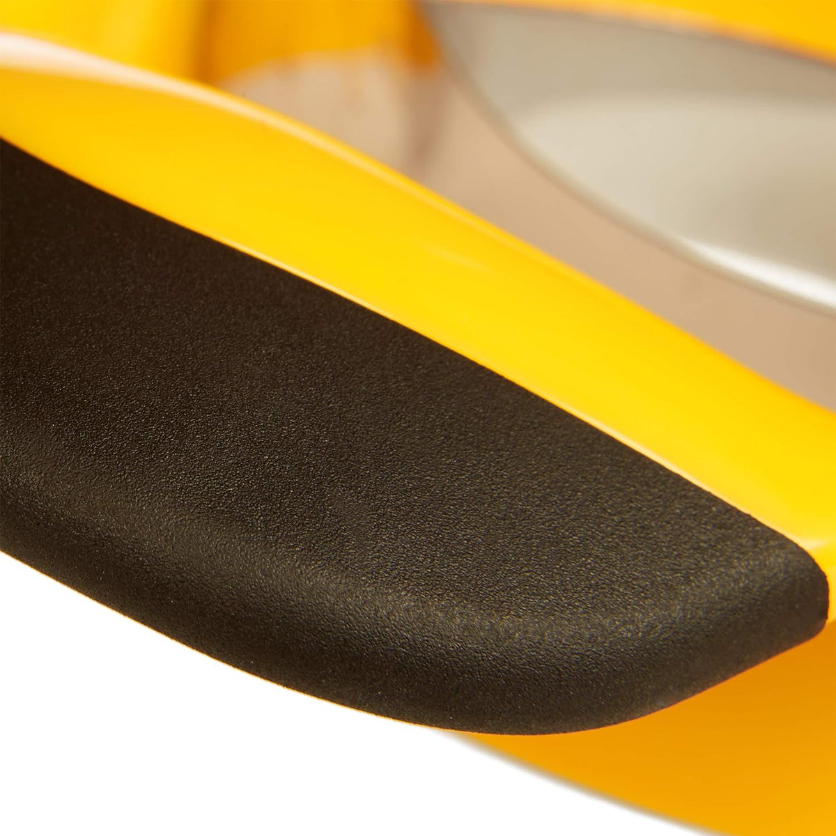 Mango Slicer with Stainless Steel Blade, Non-Slip Handle, Split and Core Mangoes, Black and Yellow