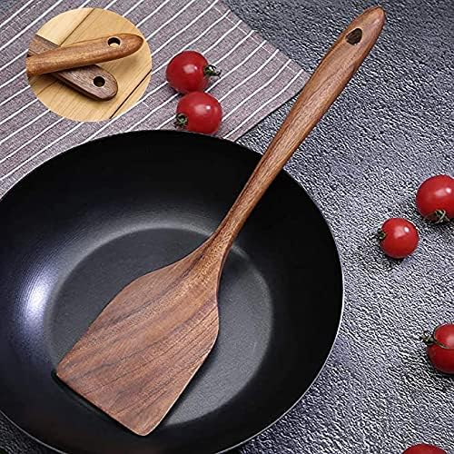 Wooden Spatulas Set of 2 30cm Cooking Utensils
