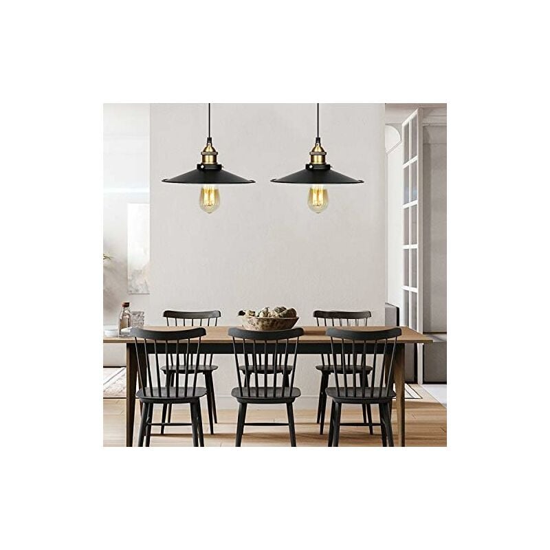Industrial Vintage Edison Pendant Light Ceiling Lamp Retro Indoor Chandelier for Decoration E27 Metal Ceiling Light Elegant Pendant (Without Bulb)