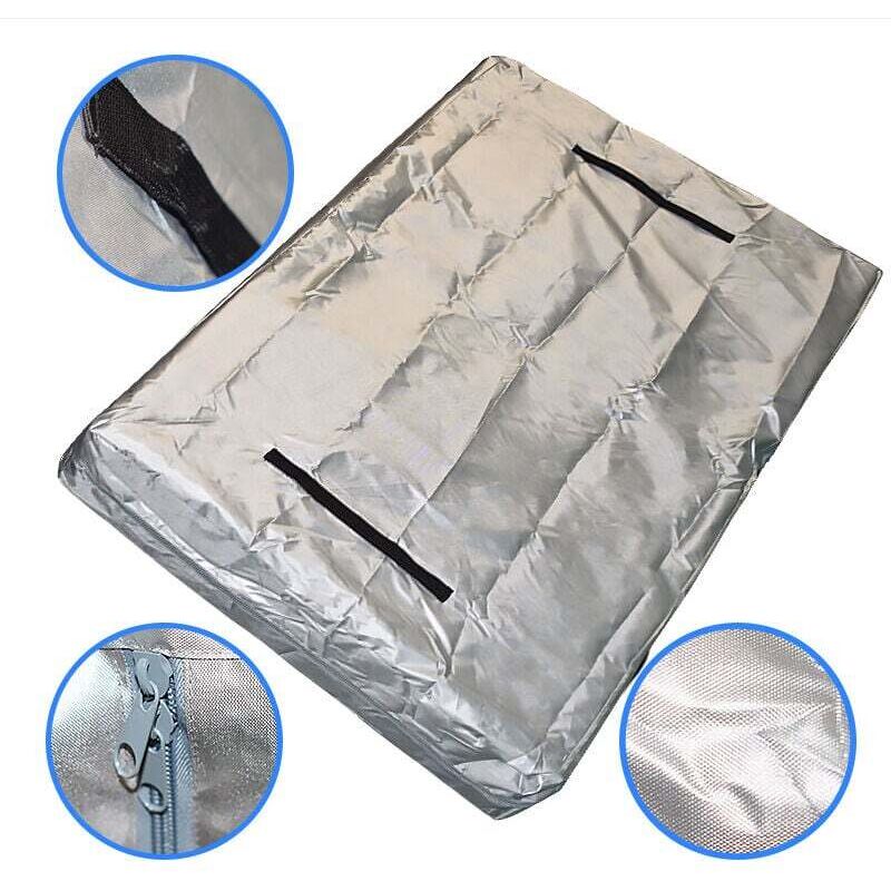 Mattress Storage and Protective Cover for Moving - Waterproof Full Size Mattress Cover 196x38x107cm Grey