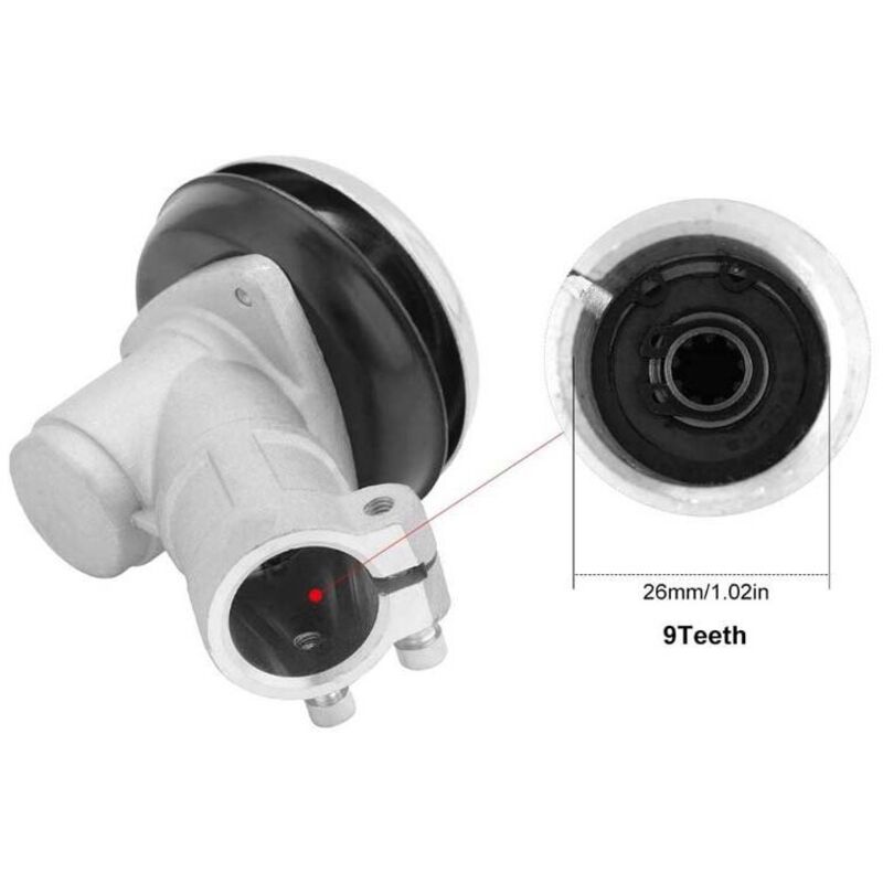 Lawnmower working head brushcutter gearbox 26mm 9 teeth lawnmower accessories..DEBUNS