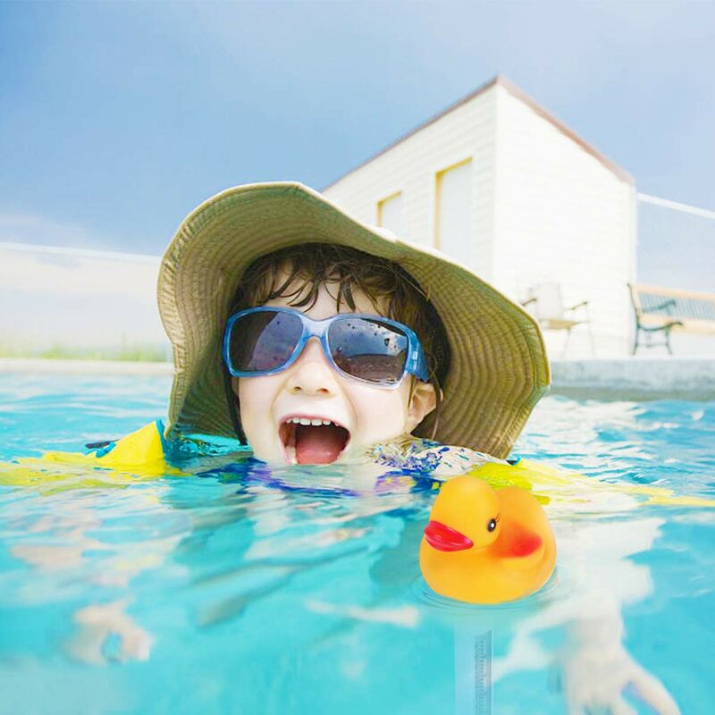 Floating Duck Style Pool Thermometer with String for Outdoor Indoor Pools Hot Tubs Spas