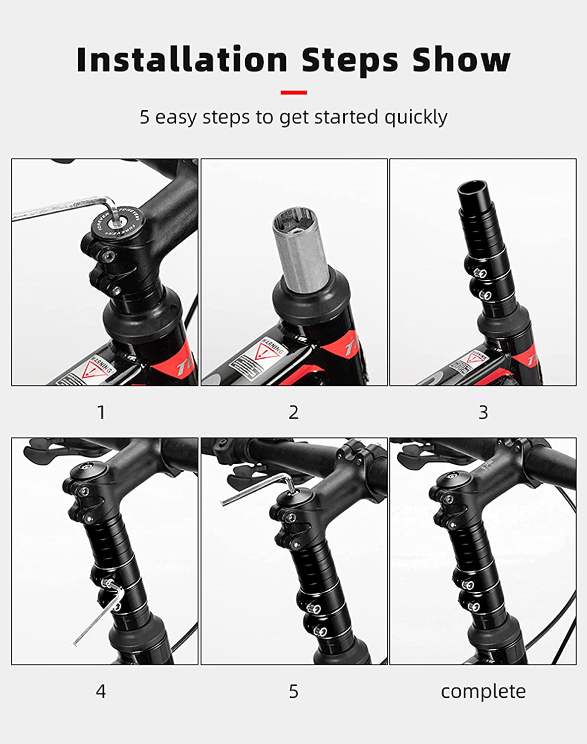 bicycle handlebar extension black