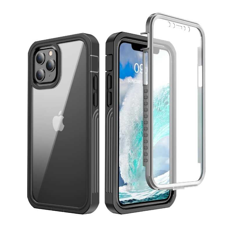 iPhone 12 Full Coverage Premium 3D Case ThreeSixty Transparent Transparent