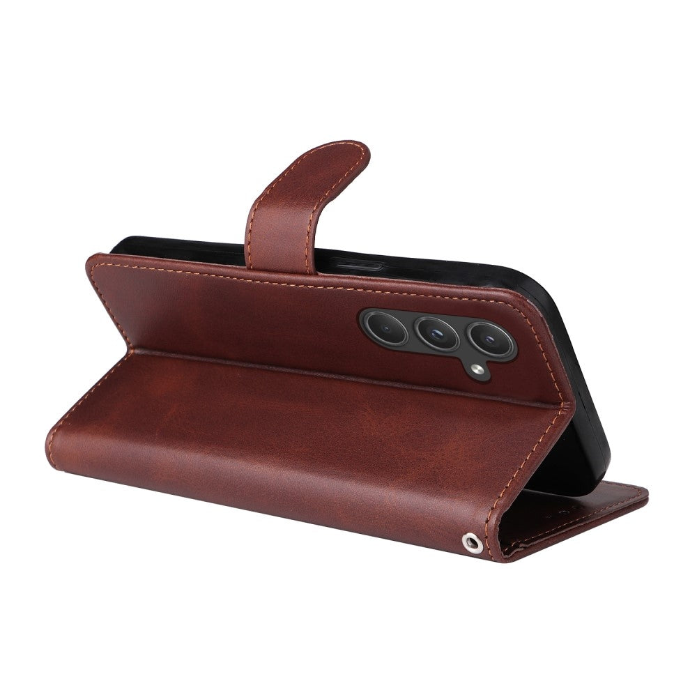 Compatible with Samsung A55 5G Leather Wallet Case Samsung Multiple Colors Brown