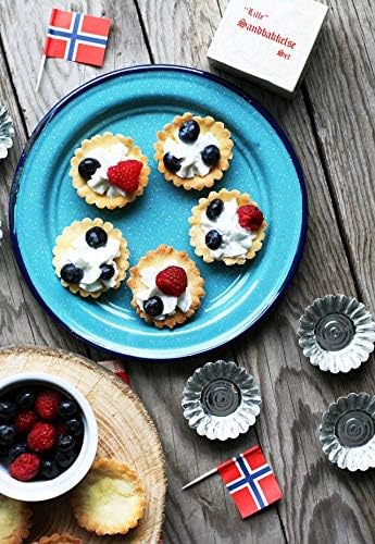 Bethany Housewares Sandbakkelse Tins 2 1/4"