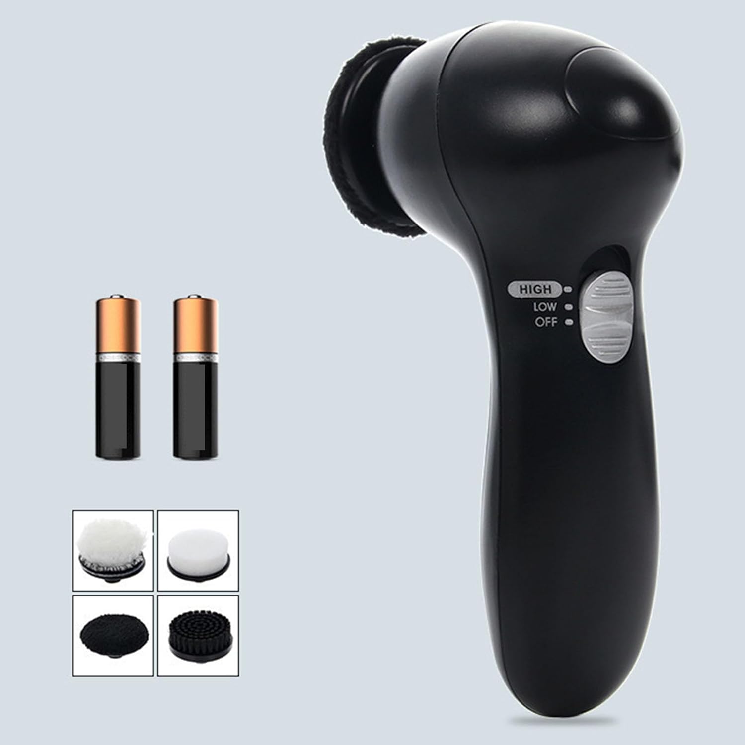 Electric Shoe Polisher Set, Portable Shoe Polisher Shoe Shine Kit Shoe Cleaning Kit Shoe Polish Kit With 4 Brush Heads