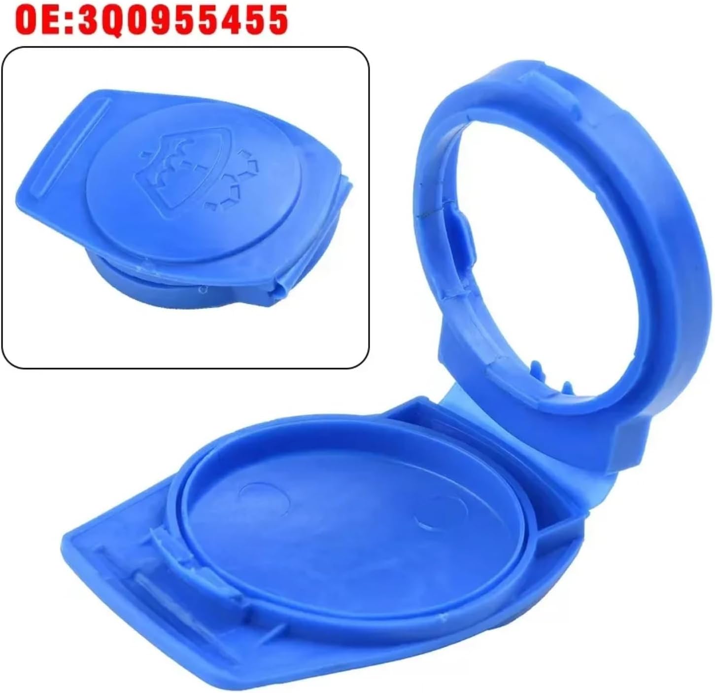 for VW for Tiguan MK2 2017 2018 2019 2020 2021 2022 Windscreen Wiper Washer Fluid Reservoir Bottle Cover OEM:3Q0955455