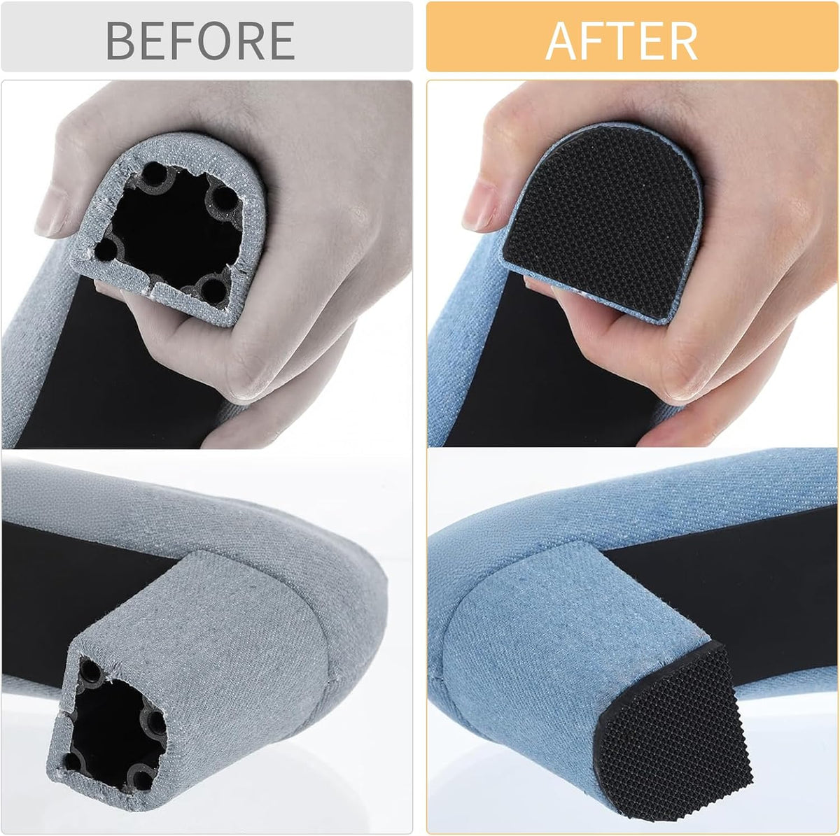 8pcs High Heels Patch Square Sole Repair Tips Rubber Boot Heel Replacement Sole Protectors Non-Slip Heel Replacements High Heel Tread Pad(2.44" x 2.44")