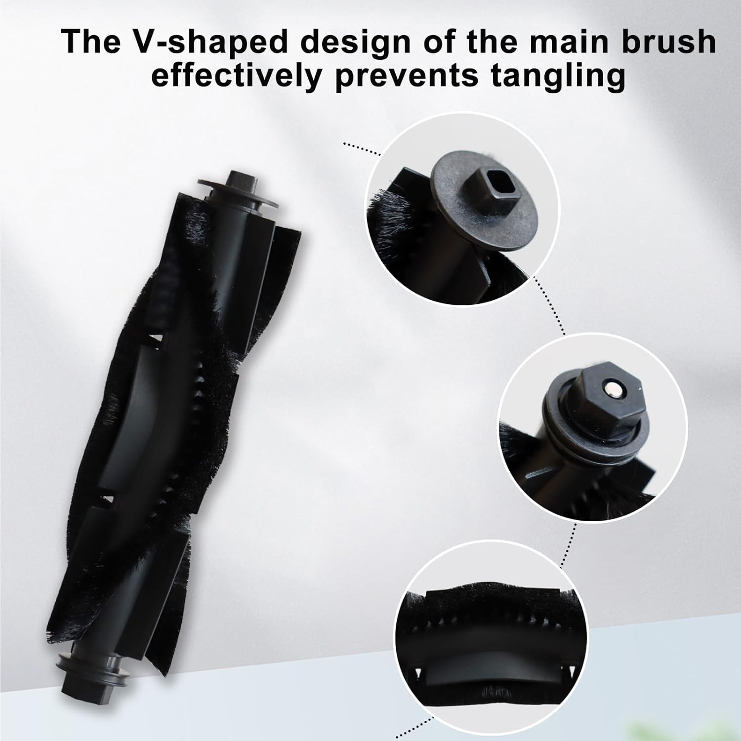 20 Pack Accessories Kit for Lefant M2 Pro / M2S Pro Vacuum Cleaner, 1 Main Brush, 6 Side Brushes, 4 Filters, 4 Mop Pads, 4 Dust Bags, 1 Cleaning Tool