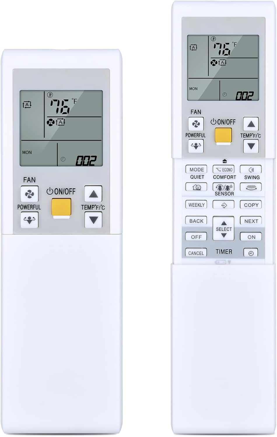 Replacement for DAIKIN AC Air Conditioner Remote Control, Compatible with ARC452A9 ARC452A10 ARC452A19 ARC452A20 ARC452A21 ARC452A23 ARC466A36