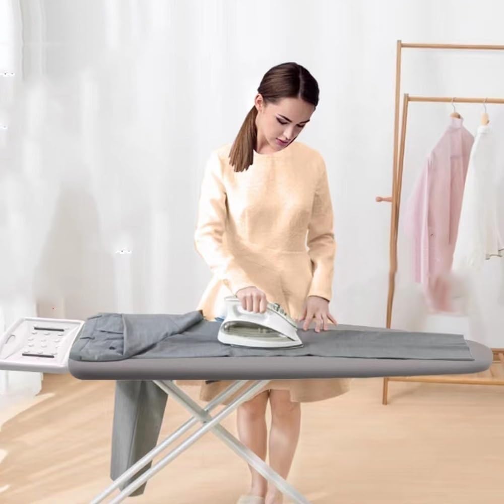 Ironing Board Cover 12x36 Small Iron Board Cover with Padding Grey Scorch and Stain Resistant Cotton Ironing Covers (Color : Grey, Size : 90x31cm(36x12in))