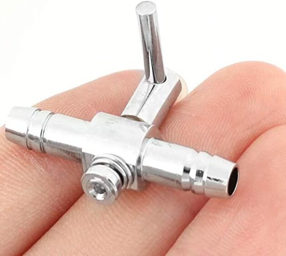 Aquarium Fish Tank Air Flow Control Lever Pump Single Way Valve, 16Pcs