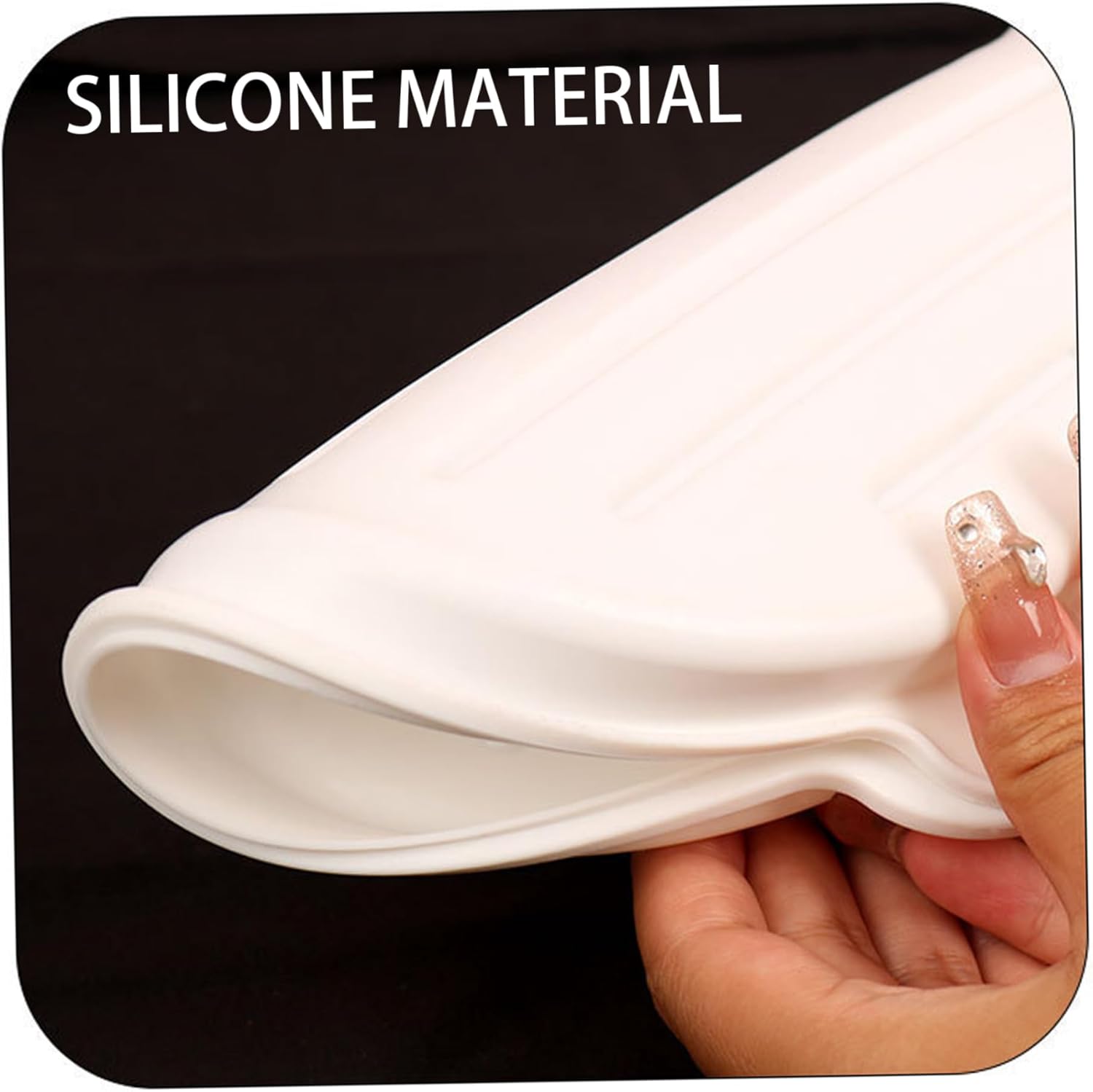 Microwave Bacon Cooker, 11x8.2inch Silicone Microwavable Bacon Grill with Lid & Handles, Bacon Tray for Microwave Cooking