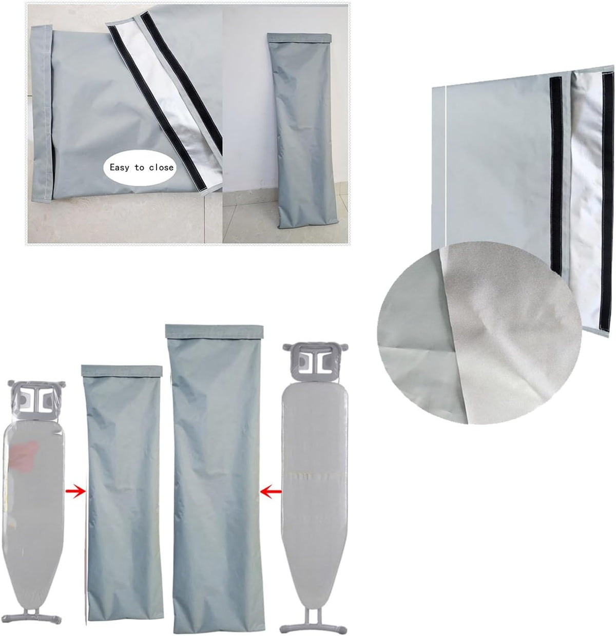 Household Folding Ironing Board Dust Cover - Waterproof & Sun Protection Storage Bag(150 * 45CM)