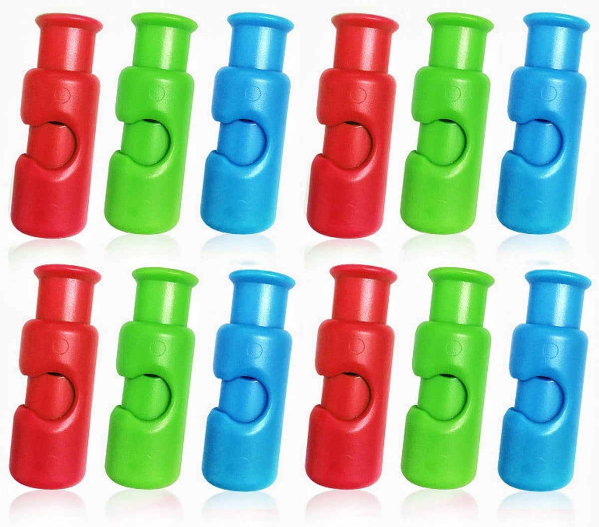 New Squeeze Clips for Chips & Other Food Bags - Grip Sticks & Sealers - Snack Closure - Plastic Sealing Clip for Bread - Colorful 12PC