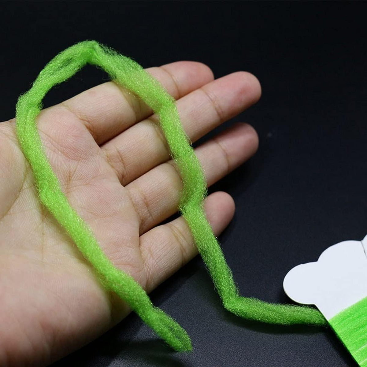 8 Colors/Set Polypropylene Floating Yarn 1yards per Card Dry Fly fibers Spinner Wings Fly Tying Parachutes Materials