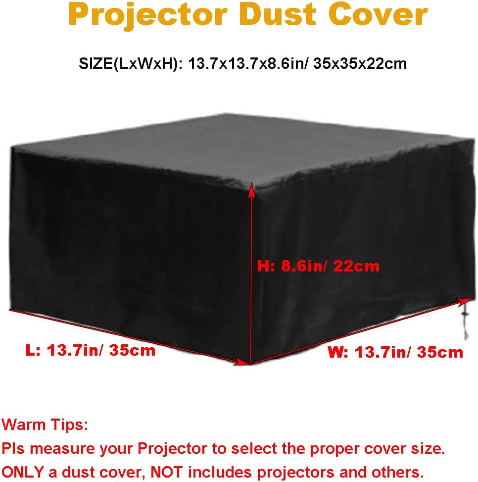 Projector Dust Cover Waterproof Outdoor Movie Video Covers for Ceiling Mounted Universal Projectors