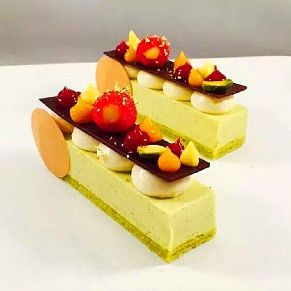 Mousse Mold 3-piece Set, Rectangle Ring Bakeware Tiramisu Cake Baking Cookie Cutters