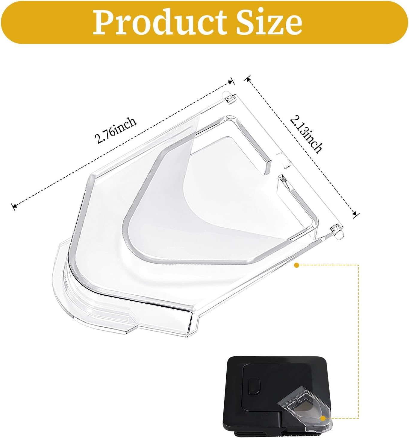 Blender Lid Replacement for Ninja, Blender Cover Pour Spout Parts for Ninja Blender 72oz Pitcher Blender Replacement Parts Compatible with NJ600-NJ602, BL500-BL781, Blender Accessories