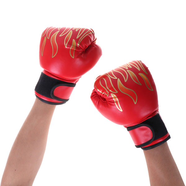 Boxing Gloves for Children Youth Kickboxing Sparring Training Red One Size