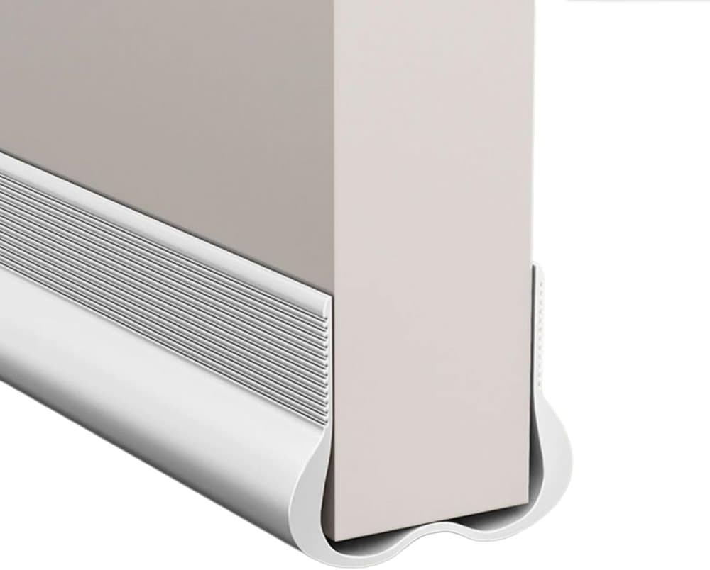 Soundproofing Door Strip White 93 cm Compatible with Oral-B Braun HOKA JBL LEGO Samsung Xiaomi Philips for Draught Sound Dust Insulation