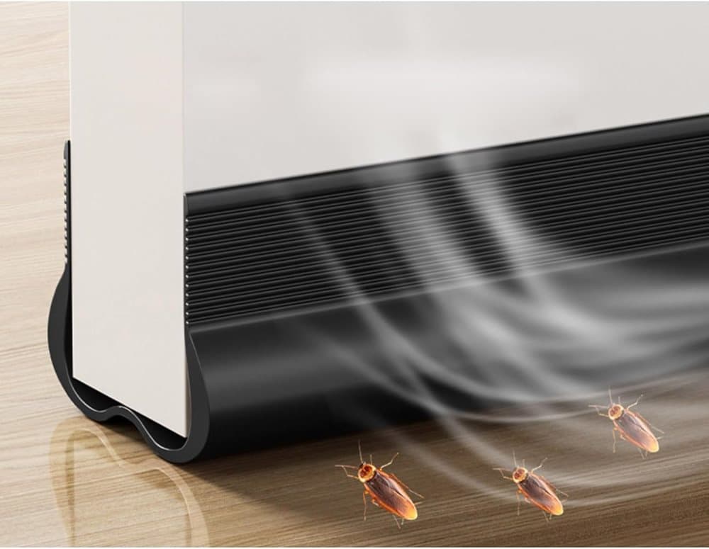 Soundproofing Door Strip White 93 cm Compatible with Oral-B Braun HOKA JBL LEGO Samsung Xiaomi Philips for Draught Sound Dust Insulation