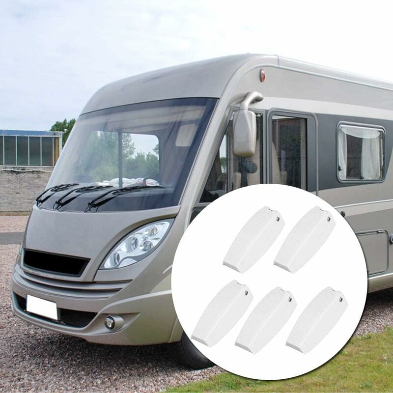 Qiilu RV Door Lock Buckle Compatible with Camping Vehicle Travel Motorhome