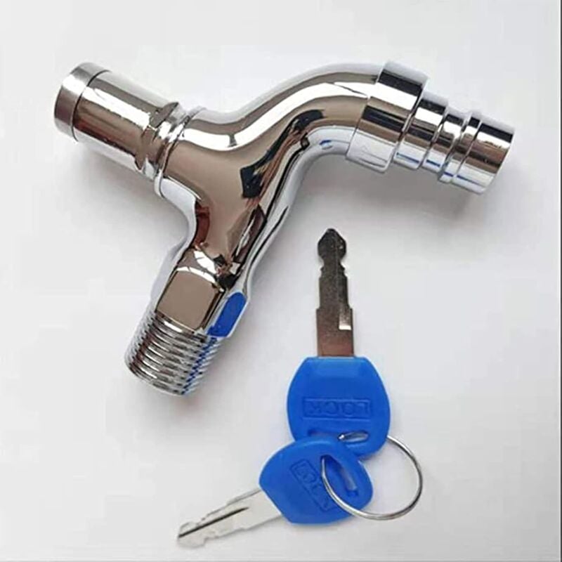 Lockable Anti-Theft Outdoor Brass Tap for Garden Washing Machine