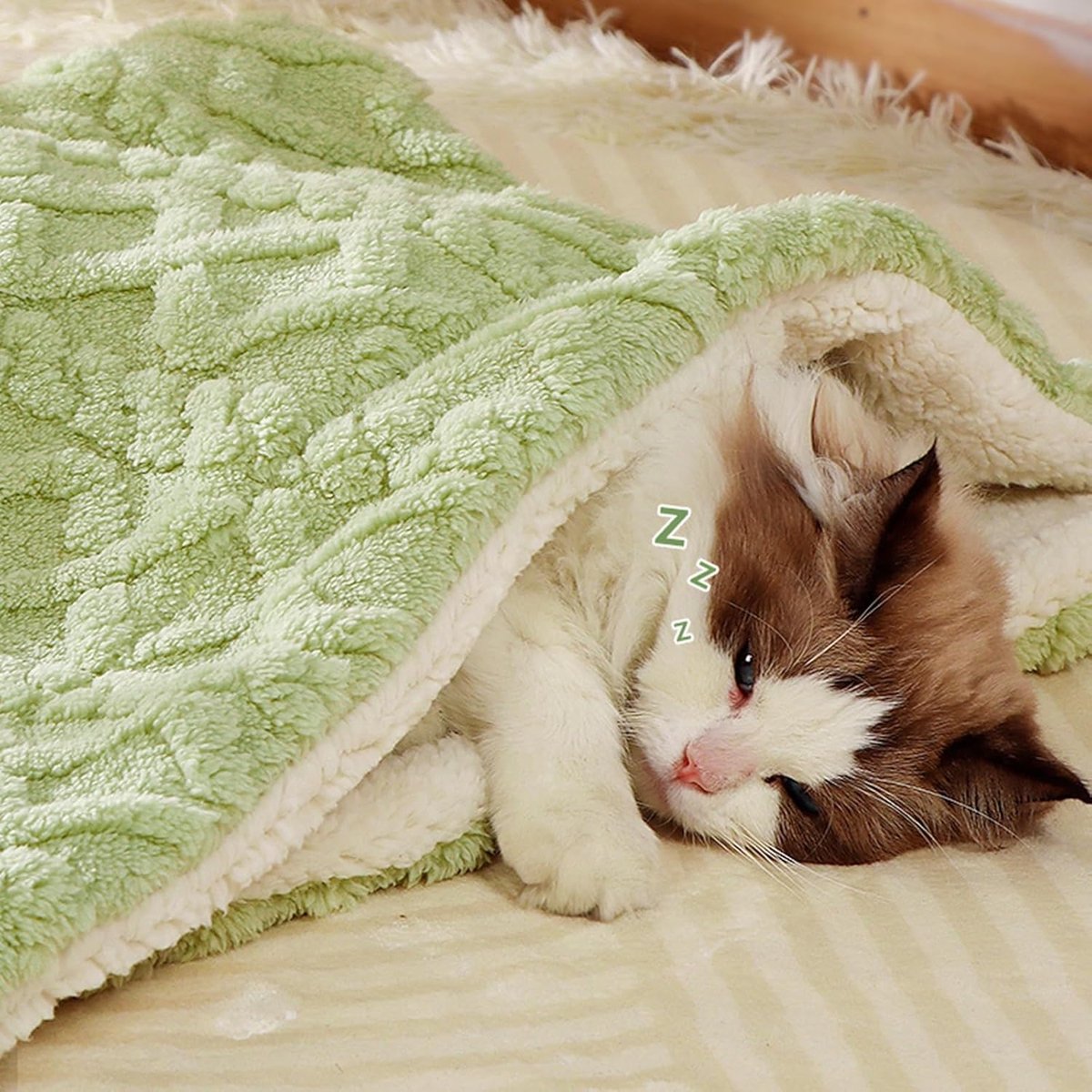 Pet Mat - Soft Pet Blanket - Warm Plush Blanket for Dogs and Cats - Comfortable & Cozy Sleep Blanket - 55*45cm