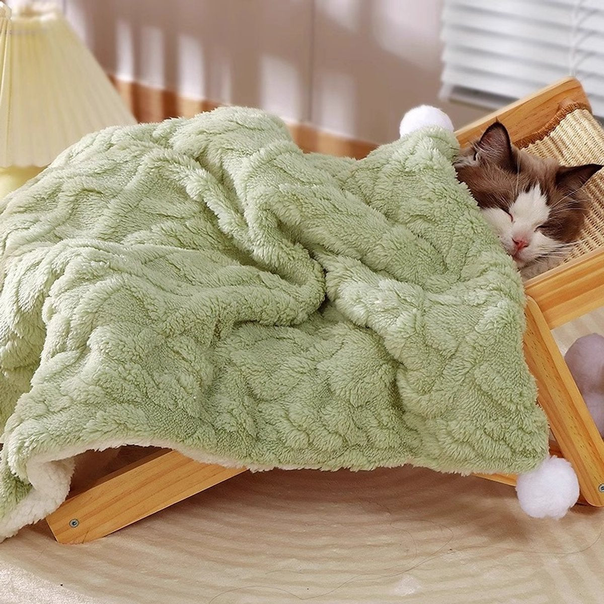 Pet Mat - Soft Pet Blanket - Warm Plush Blanket for Dogs and Cats - Comfortable & Cozy Sleep Blanket - 55*45cm