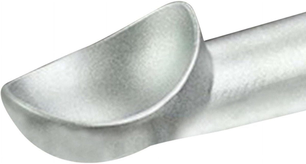 Ice Cream Scoop - Non-stick Aluminum Liquid-Filled Heat-Conducting Handle - Professional Restaurant Bar Ice Cream Scoop - Gray