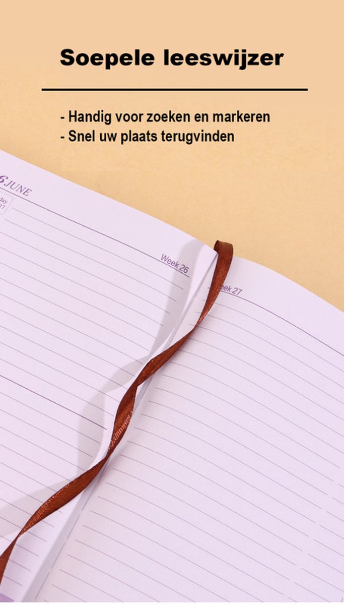 2026 Daily Planner – 2026 Adult Agenda – 1 Day on 1 Page – 365 Day Planner & Notebook – 14.0*20.8cm – Green