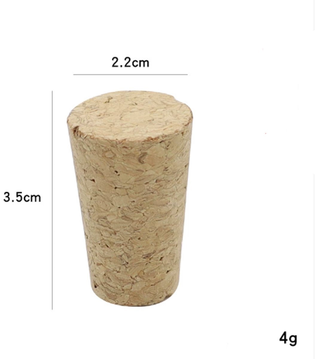 10 pcs tapered corks made of natural cork, wooden wine/beer bottle stopper, cork, natural cork