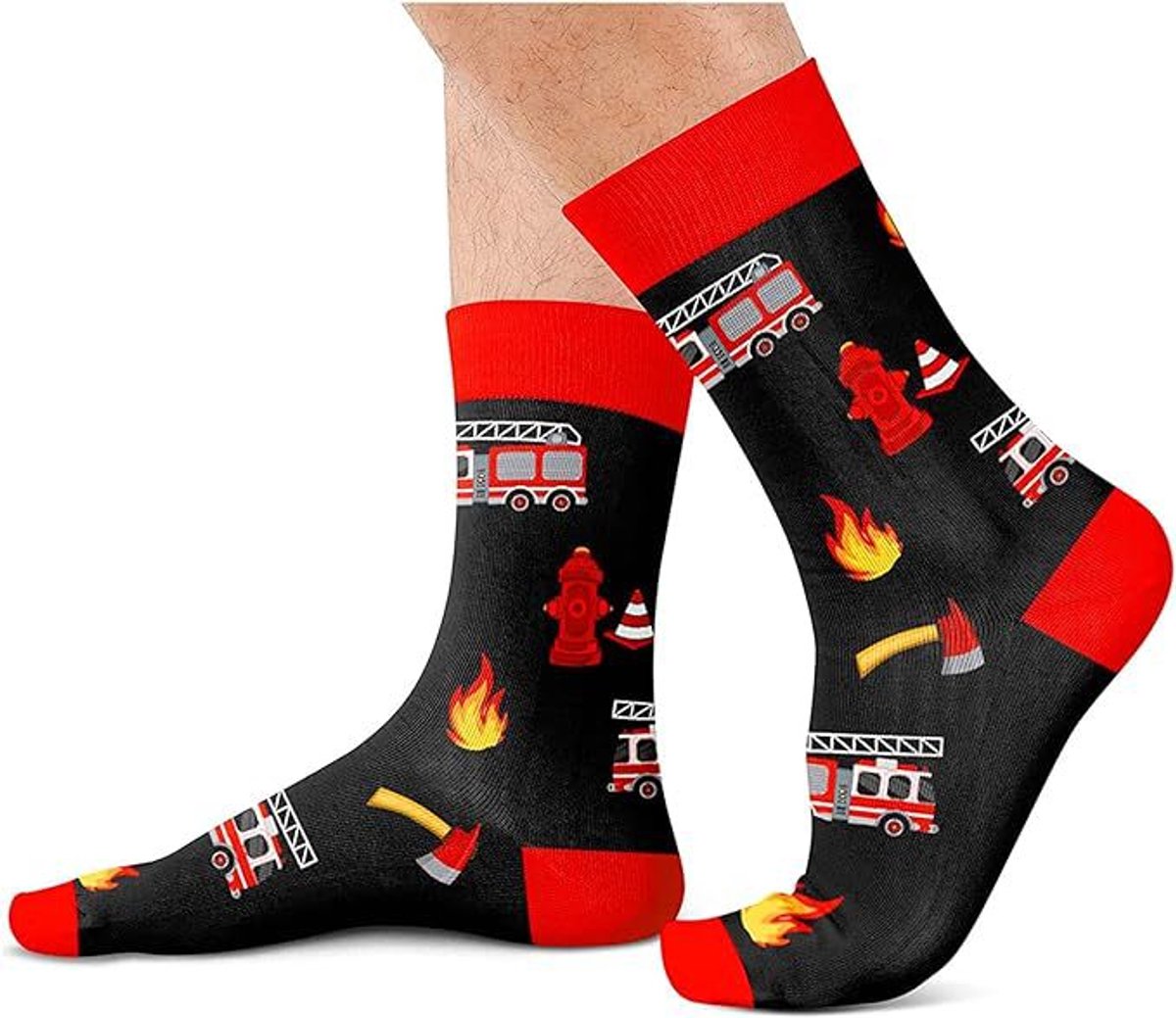 If You Can Read This This Fireman is Off Duty Socks - funny socks - Warm Thick Socks for Men and Women - funny socks - funny socks men 41 46 - funny socks women