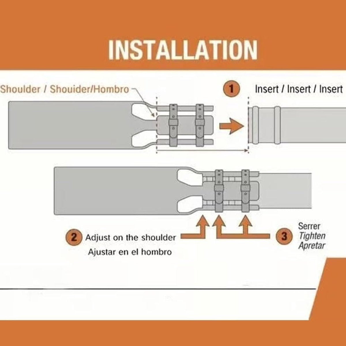 Leaf Blower Booster - Airflow Booster for Leaf Blowers - Turbine Nozzle with Extended Airflow Accelerator - Powerful Leaf Blower for Lawn and Driveway (1 Piece, Orange)