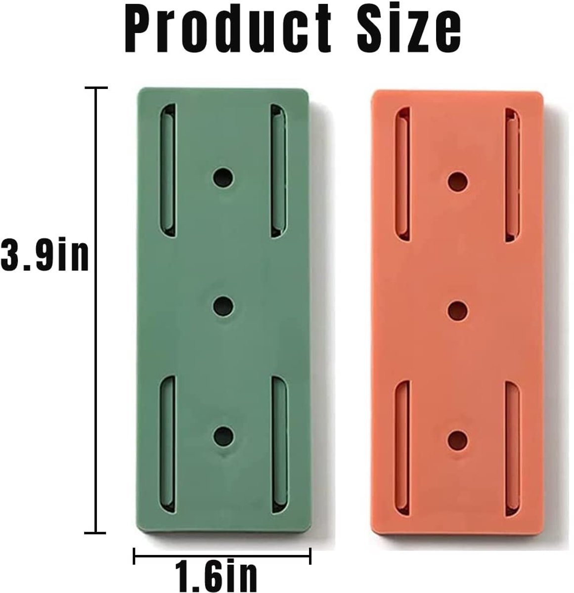 Self-adhesive - Desk socket holder - No perforation - Self-adhesive socket holder - Cable management - No perforation surge protection - Power strip holder bracket (4 pieces)