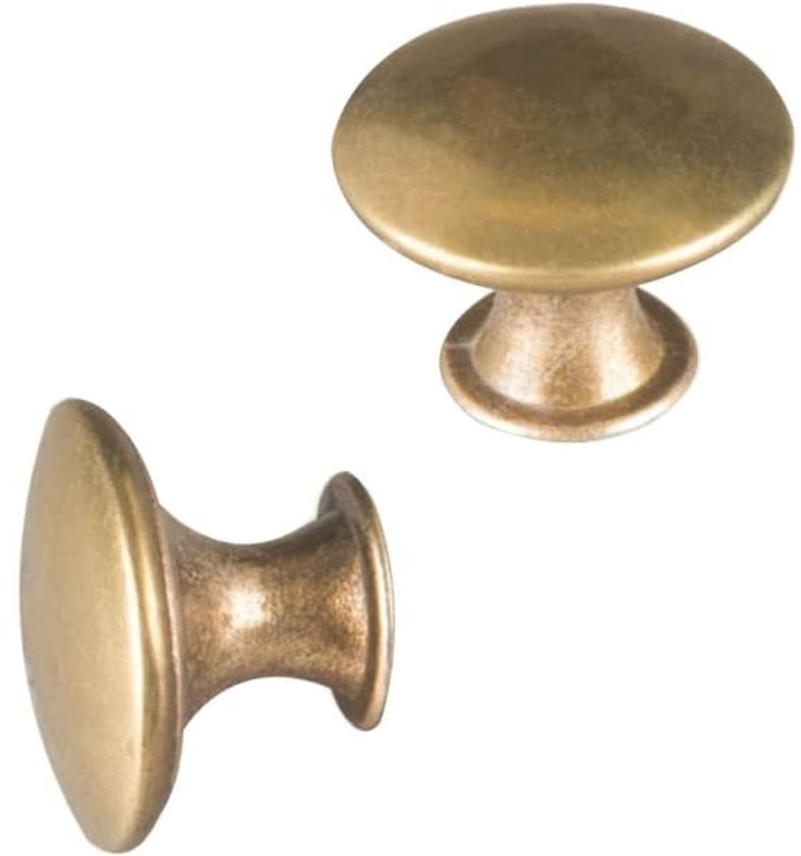 Cabinet Door Handles - Brass Door Handles - Antique Brass Handles - Cabinet Handles - 20 Items