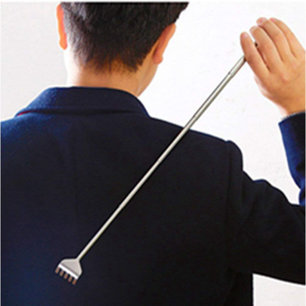 Professional Retractable Back Massager - Stainless Steel - Itch Reliever - Retractable - Body Massager