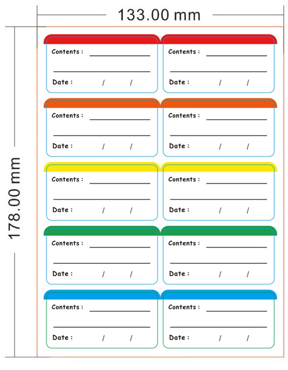 Frozen Food Labels - Writable Frozen Food Labels - Best Before Date Labels - Food Labels - Date Labels - 30 Images