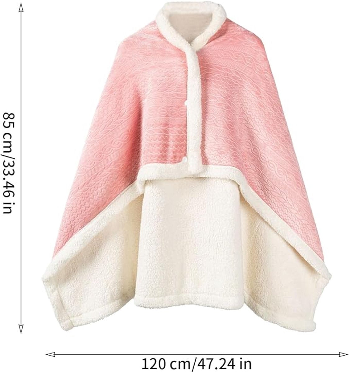 Scarf - Blanket - Warm Scarf - Soft and Lightweight - Comfortable and Breathable - Suitable for Daily Use - Ideal for Warm Scarves and Blankets for Women and Girls at Home（Pink）