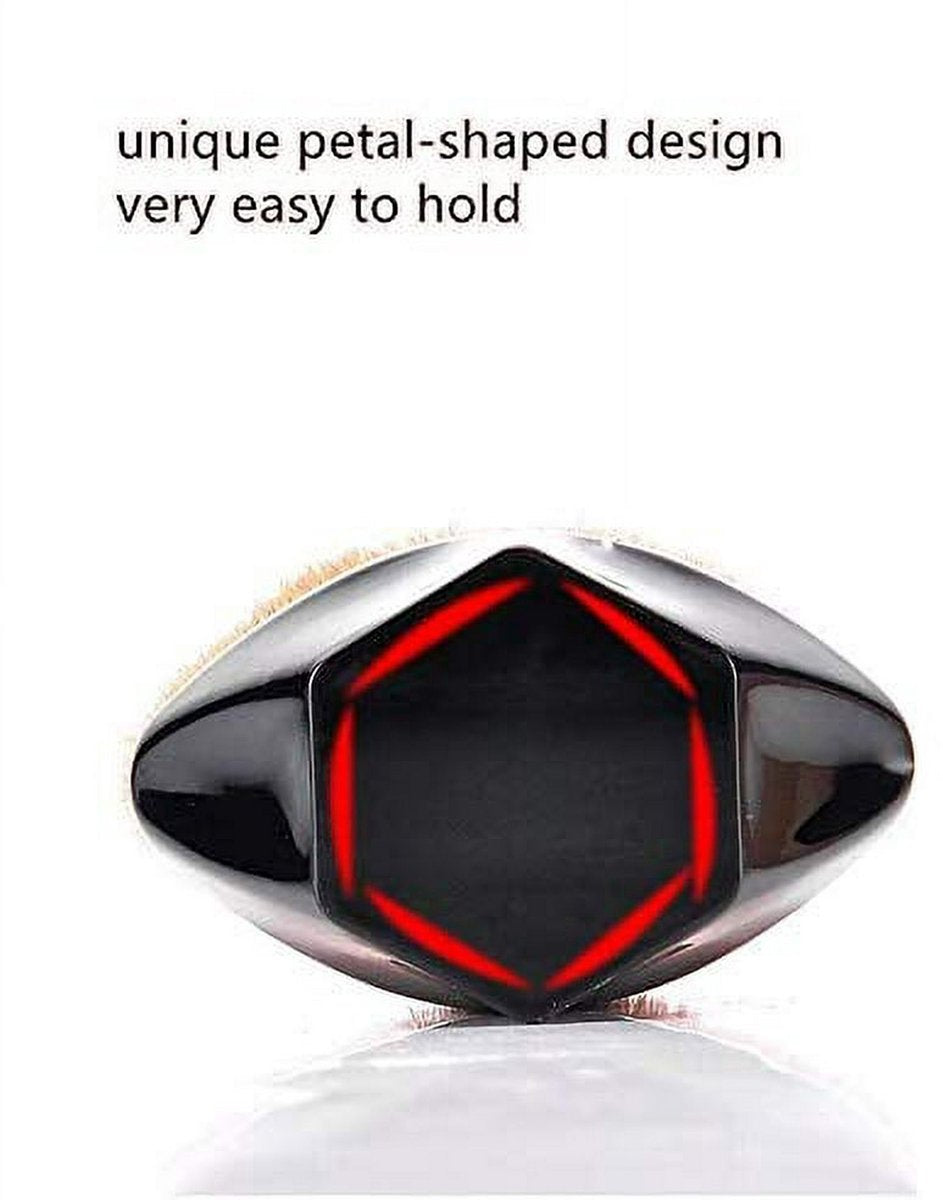 Foundation Brush - 2-Pack Multifunctional Face Brushes - Perfect for blending liquid cream or flawless foundation (black/pink)