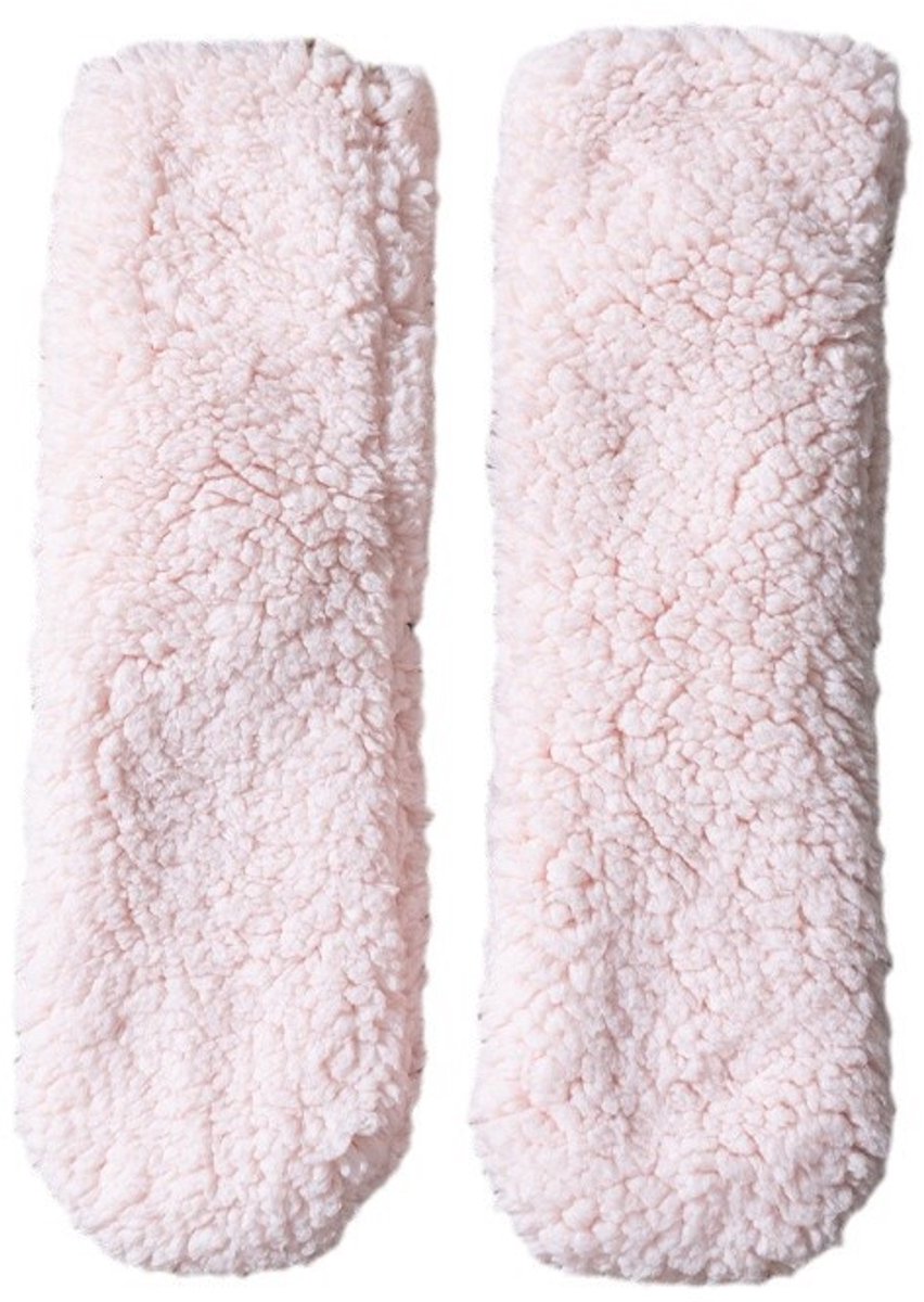 Home Socks - Women's Socks - Casual Sleep Socks - Maternity Socks - Non-slip Fleece Socks - Home Floor Socks - Pink