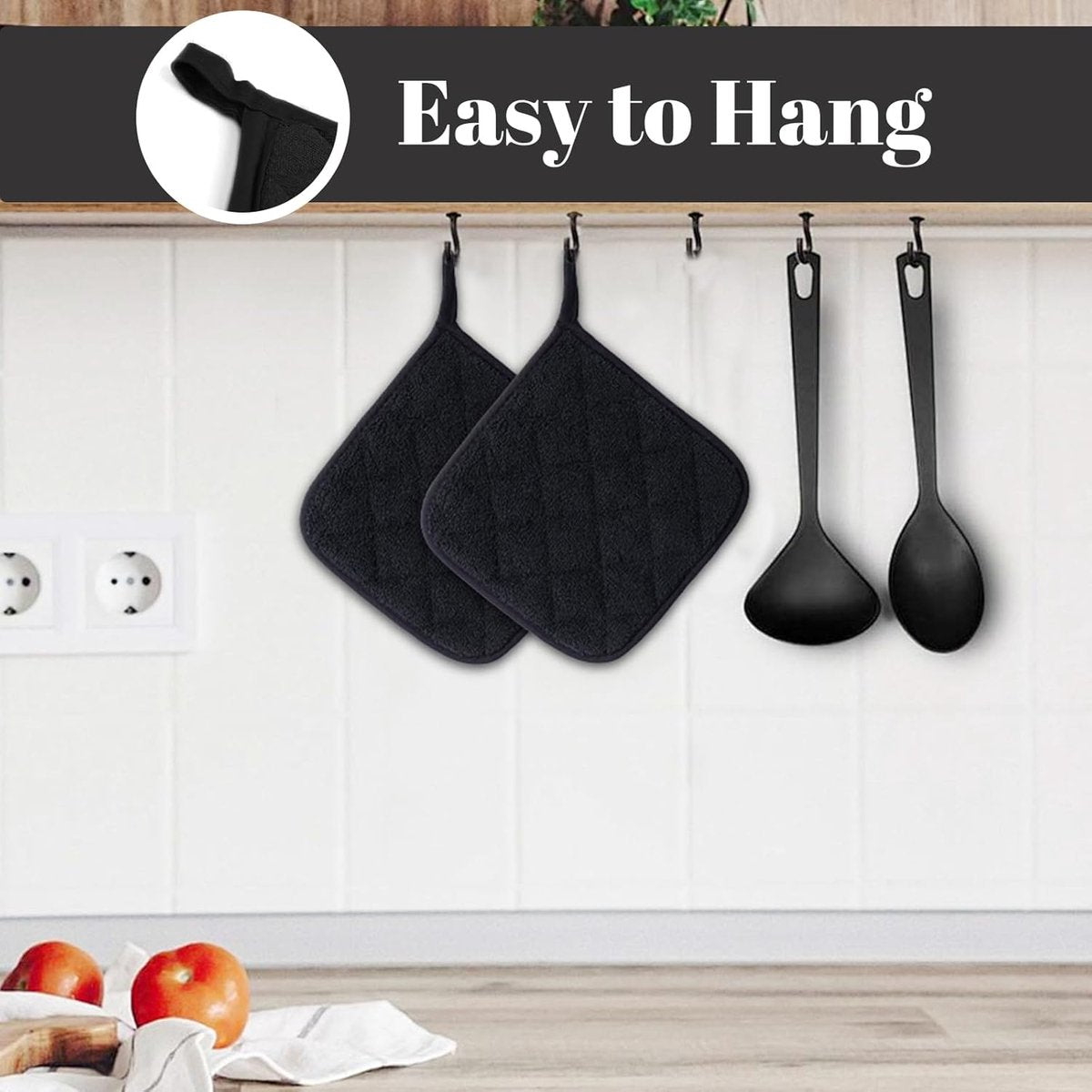 Set of 2 heat insulation mats - thickened - heat insulation mat - anti-scalding - microwave gloves - silver cloth - pot holder